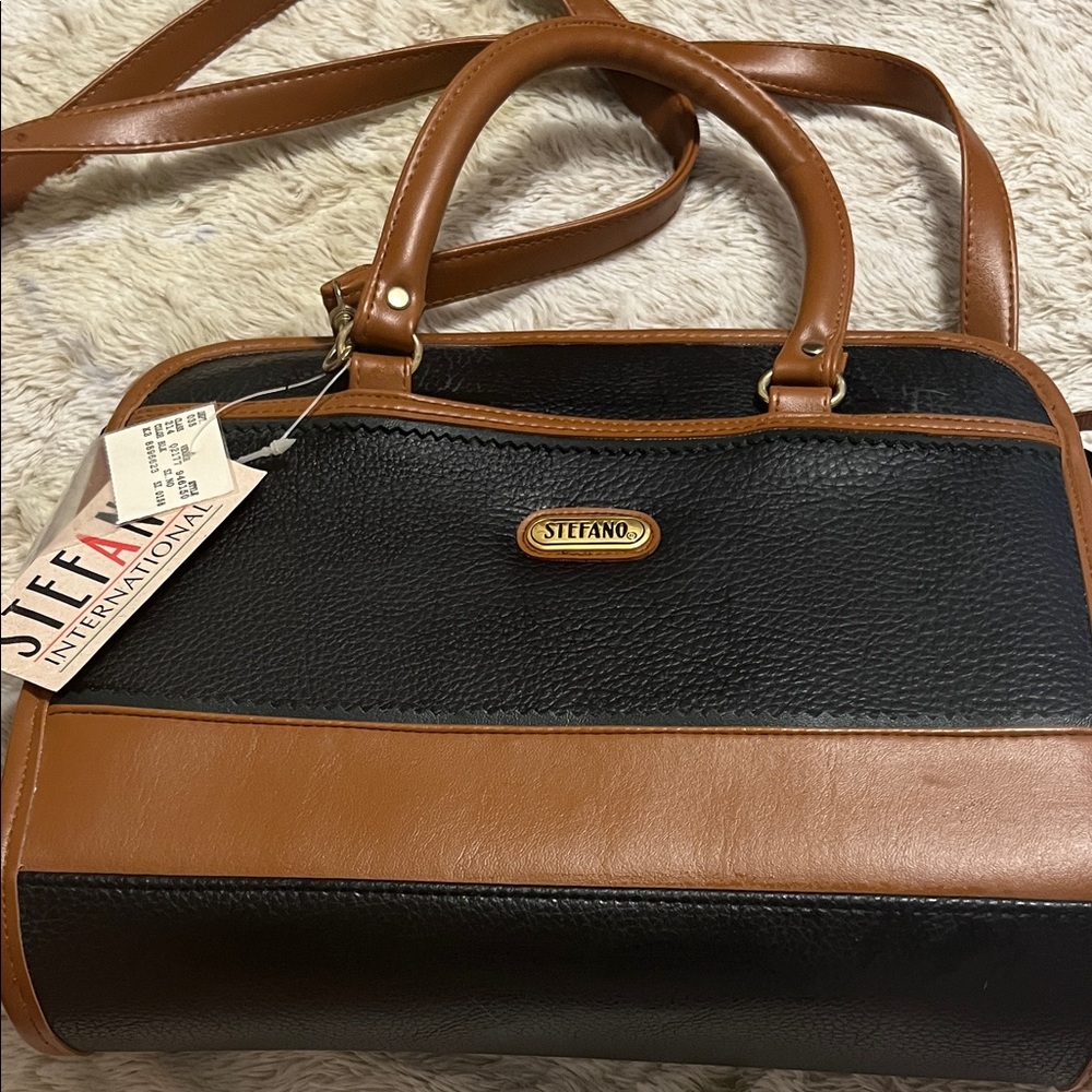 1980’s Stefano Bag Genuine Leather MINT with tags
